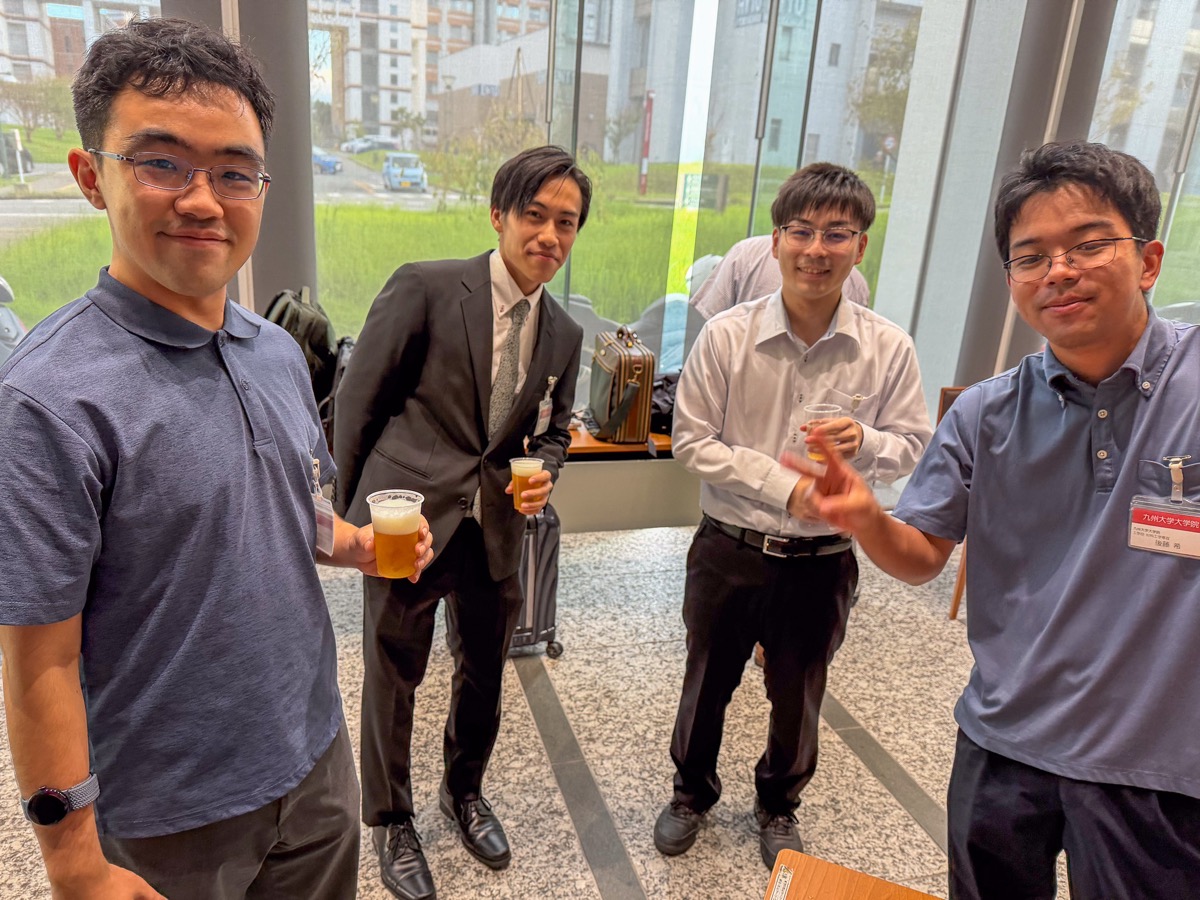 Fellows at the networking reception after the workshop